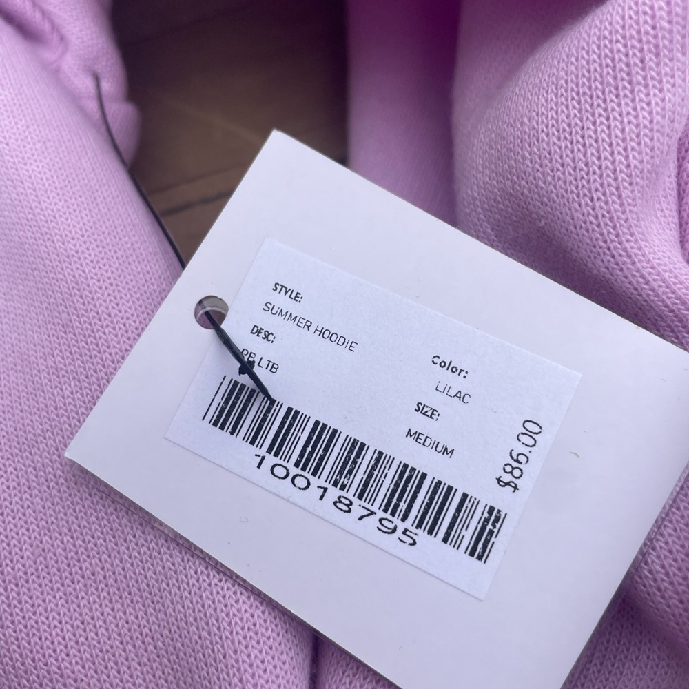 NWT Pure Barre Hoodie Lift Tone Burn